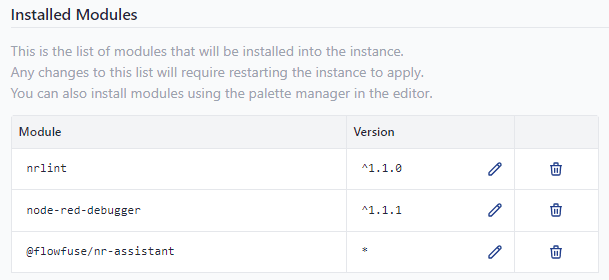 Updating assistant on Node-RED 3